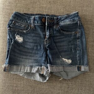 SO Dark Blue Denim Shorts